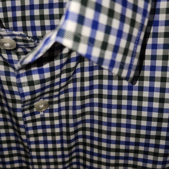 UNTUCKit Wrinkle Free Durif Shirt Button-up Plaid Cotton Longsleeve Men's XL - Picture 5 of 11